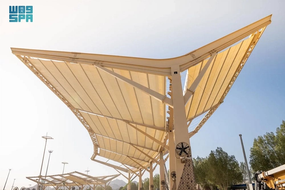 Saudi Arabia completes second phase of Arafat shading and cooling ...