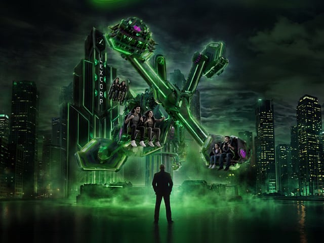 Warner Bros. World Abu Dhabi Adds New DC Rides Kryptonite Collider and ...