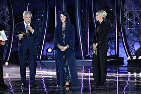 UAE minister Reem Al Hashimy receives Italy's prestigious Marisa Bellisario Award