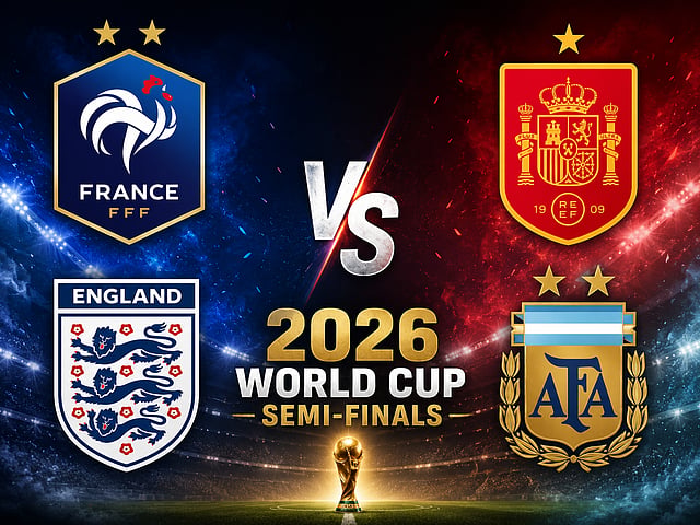 FIFA World Cup 2026 Top Four Ranked Nations Clash In Semi Finals As fifa-world-cup-2026-top-four-ranked-nations-clash-in-semi-finals-as