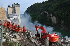 'No signs of life' as China landslide death toll rises to 11, 50 missing: authorities