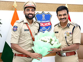 DSP Mohammed Siraj meets Telangana's top cop