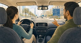 Learning to drive in Dubai at 45