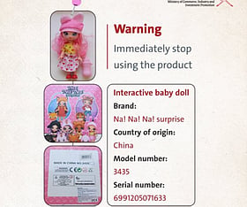 Oman bans sale of 'Na! Na! Na! Surprise' baby doll over chemical safety concerns