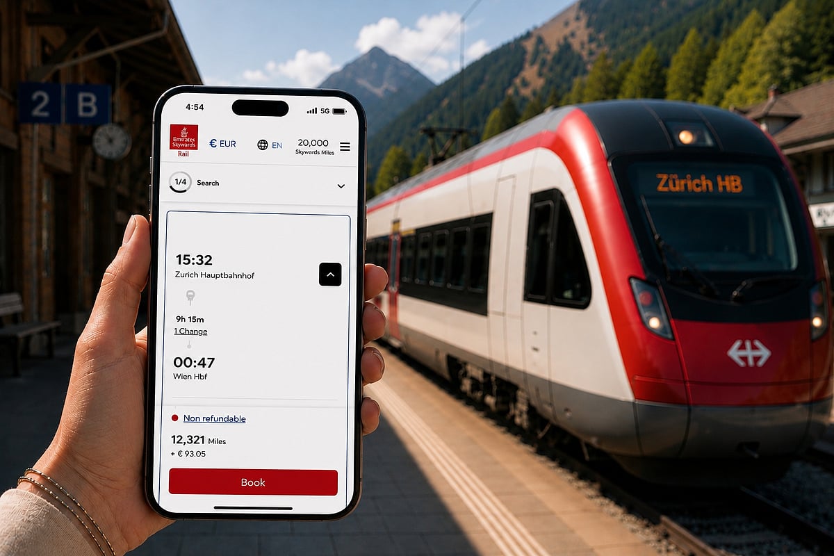 Emirates Skywards launches rail booking platform: Redeem Miles for ...