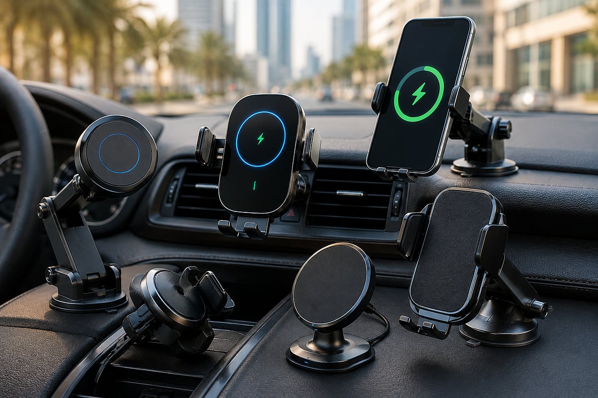 Best wireless car chargers and phone mounts 2026 on Amazon.ae