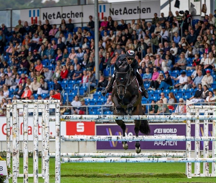 UAE’s Omar Al Marzooqi Shines with 13th-Place Finish at FEI Jumping ...