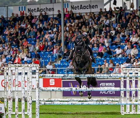 UAE’s Omar Al Marzooqi Shines with 13th-Place Finish at FEI Jumping ...
