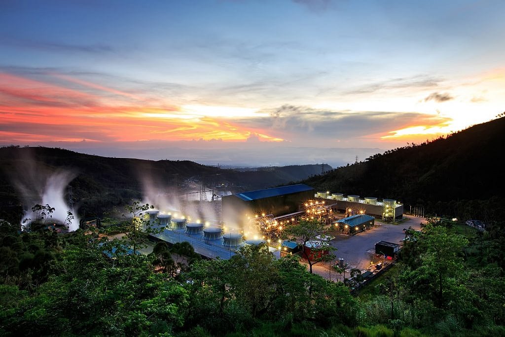 A view of the Mahanagdong geothermal plant, Leyte, Philippines (source: EDC)
