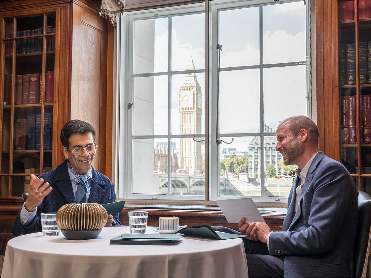 Prince William meets 'icon' Karan Johar for Earthshot Prize, promises ...