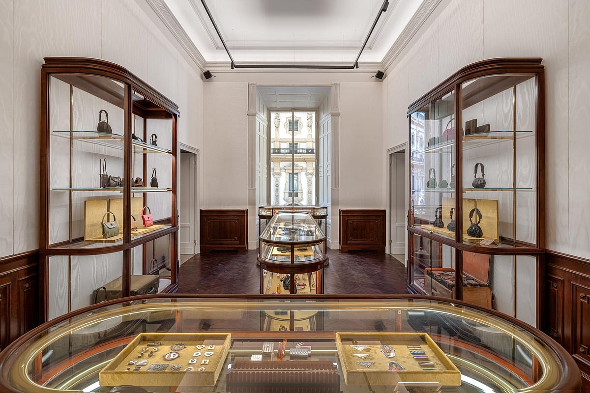 Prada just turned Milan's original arcade into an eight-floor universe
