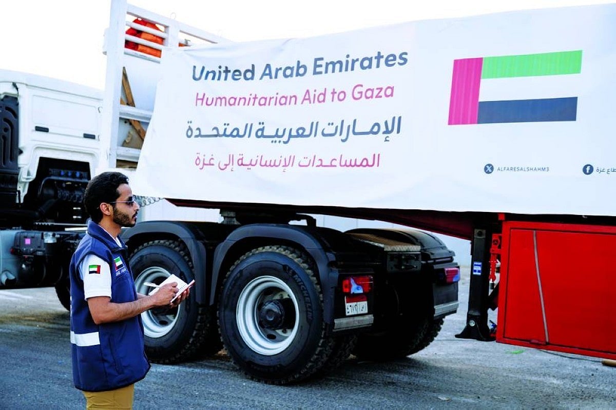 UAE's Operation Gallant Knight 3: 136,891 Tonnes of Aid Delivered to ...