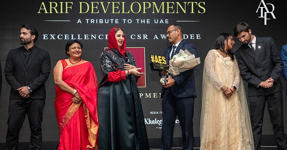 Epaper Csr Arif Developments honoured with Excellence in CSR Award