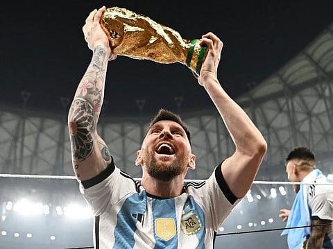 Lionel Messi's Iconic FIFA World Cup Trophy Replica Goes Under the Hammer