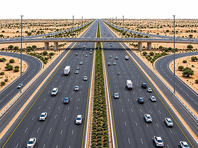 UAE Invites Bids for 68km Federal Highway Project with Up to 16 Lanes