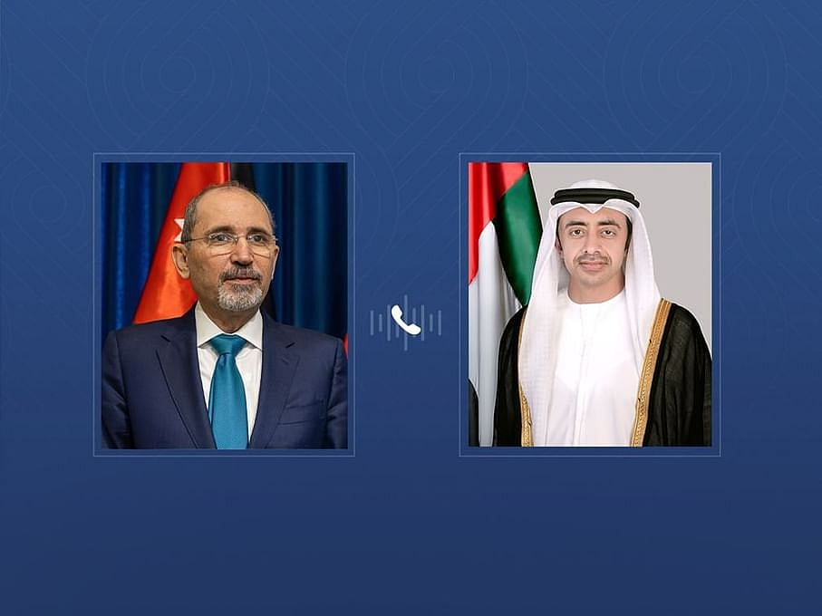 Abdullah bin Zayed holds phone call with Jordan's Deputy PM and FM