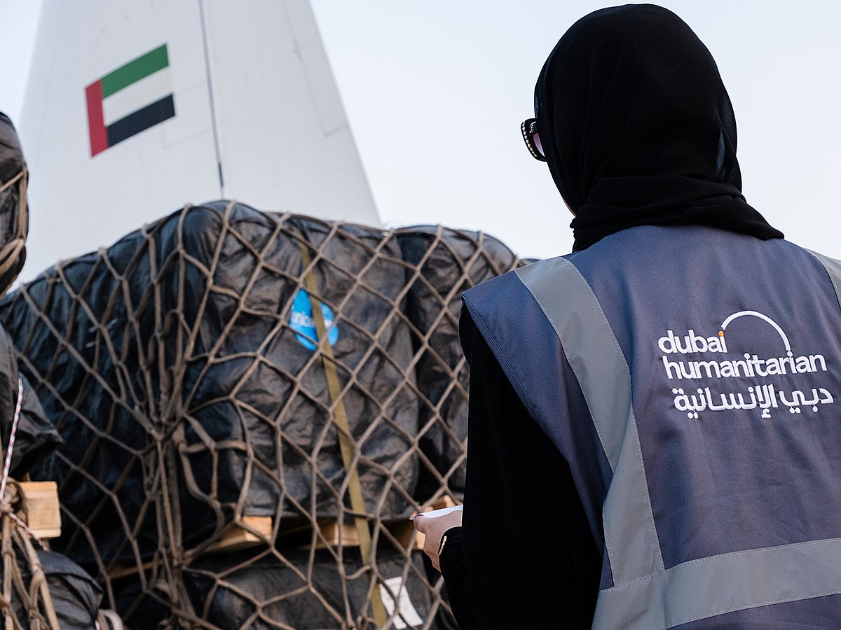 Dubai launches new air bridge to deliver winter aid to Gaza