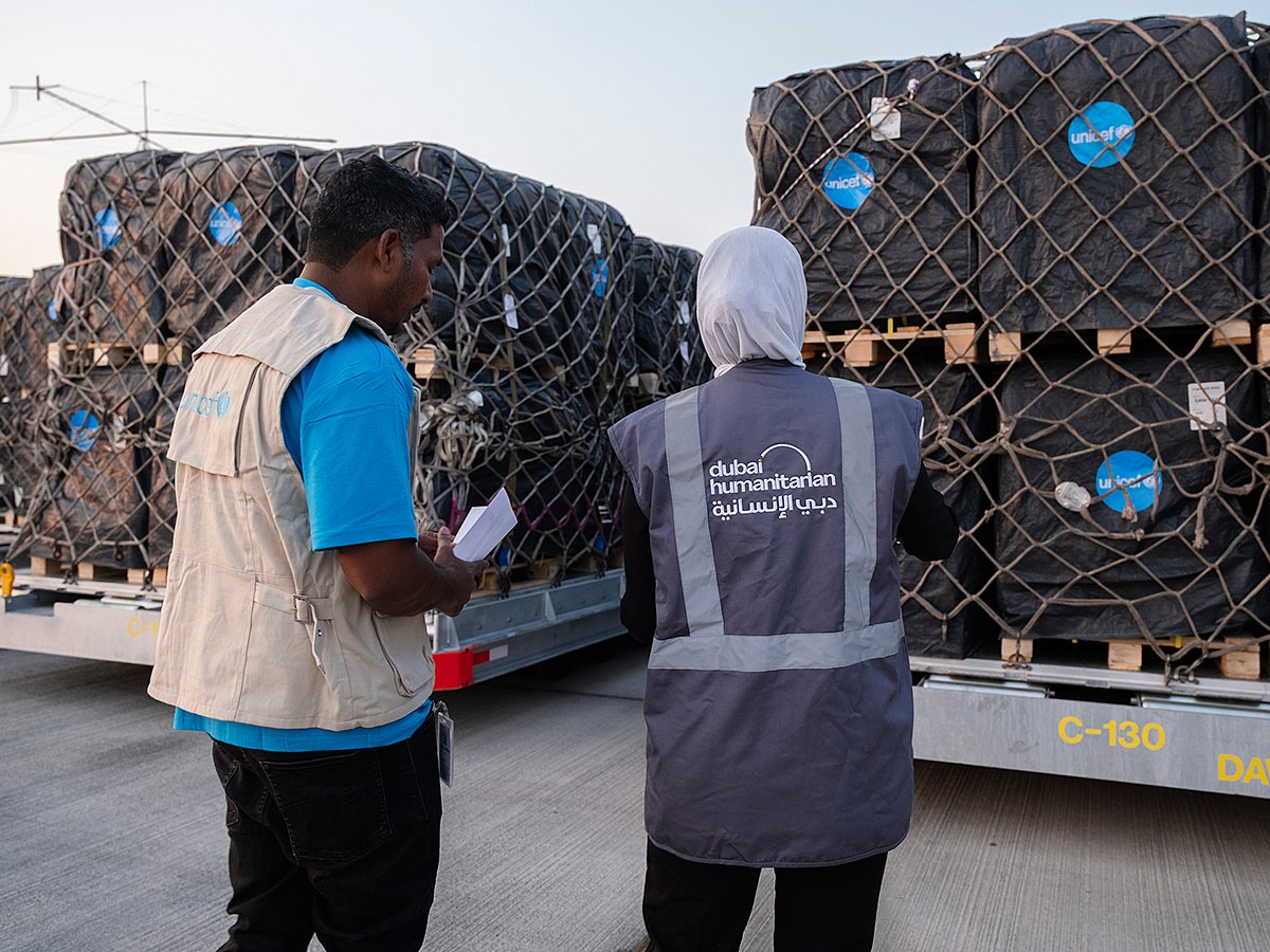 Dubai launches new air bridge to deliver winter aid to Gaza
