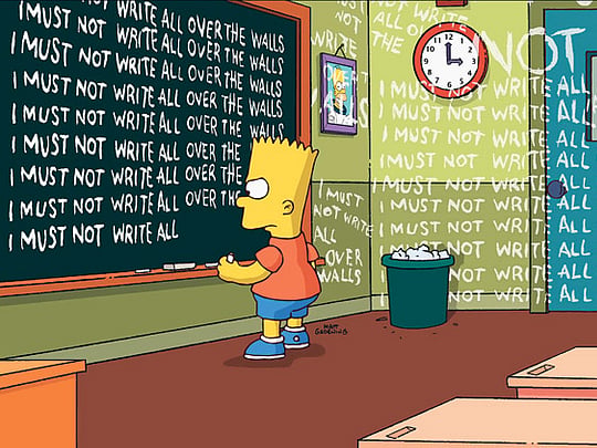 Banksy tags The Simpsons with a 'couch gag'