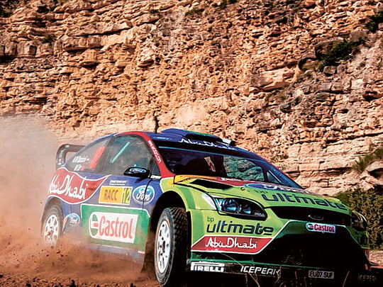 UAE's Khalid makes impressive finish