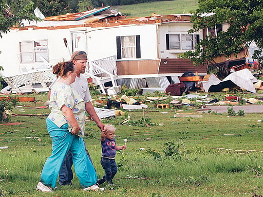 Five dead as tornadoes tear through Oklahoma
