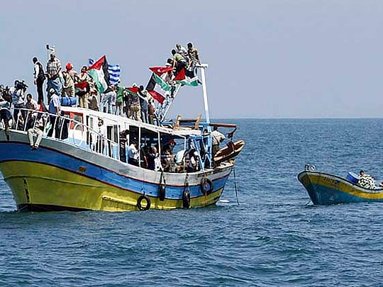 Freedom Flotilla sets sail for Gaza