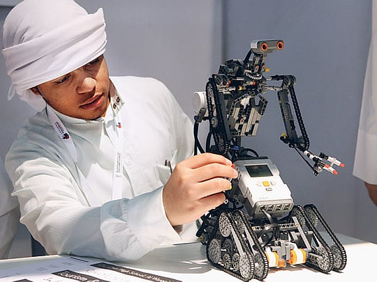Students compete in robotics competition