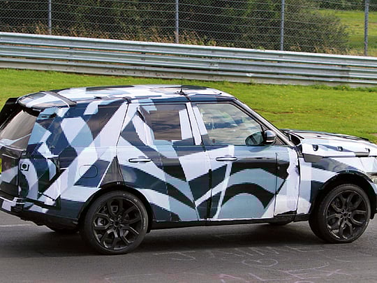 New Range Rover spotted roaming