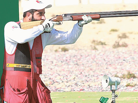Saeed carries UAE hopes in shooting