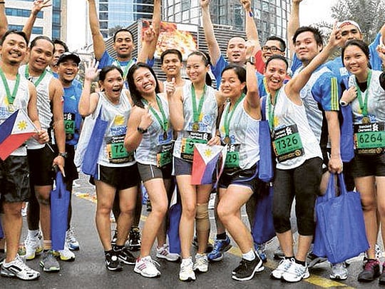 Filipino Runners raise Dh31,000