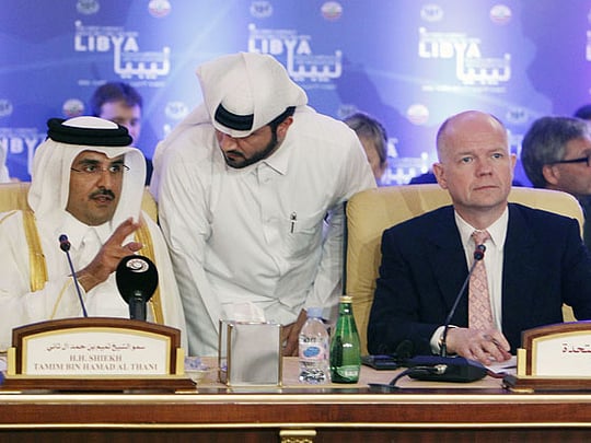 Doha meeting reveals divisions on Libya