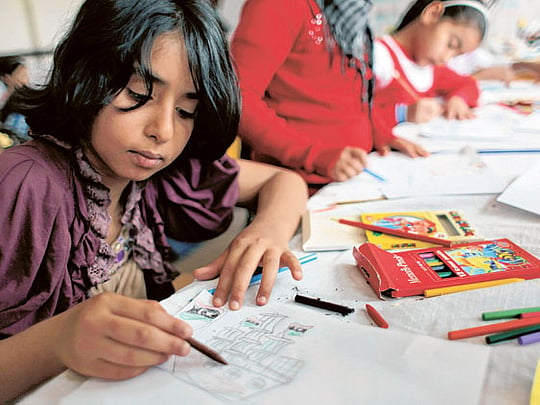 Conflict subjects children to some hard lessons