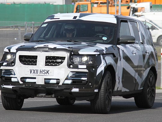 New Range Rover spied