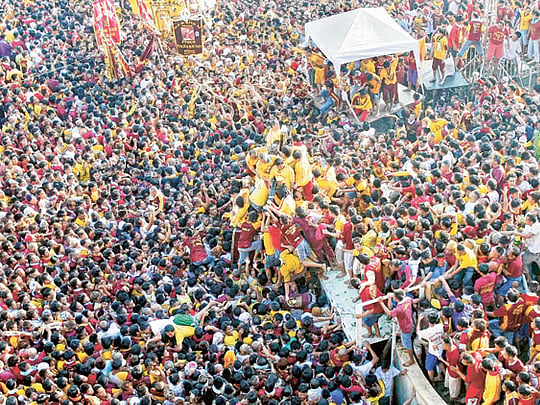 Eight million take part in religious procession despite terror threat