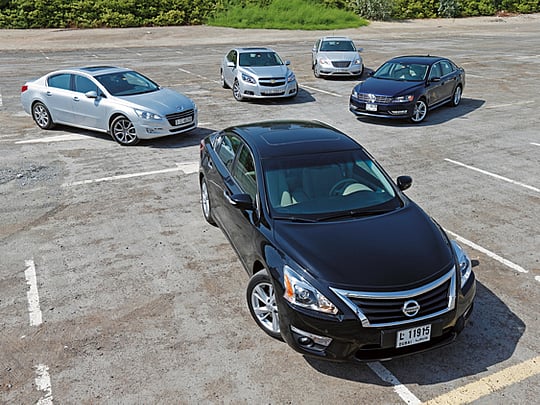 Saloon cars scuffle