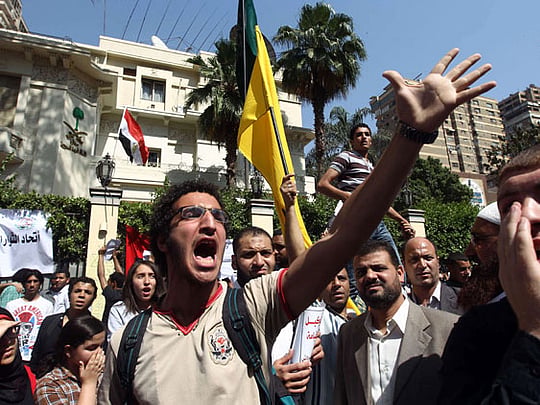 Egyptians protest lawyer's arrest in Saudi Arabia
