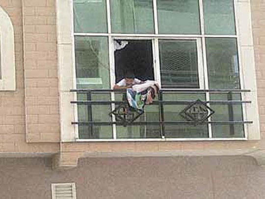 Boy dies after fall from third floor