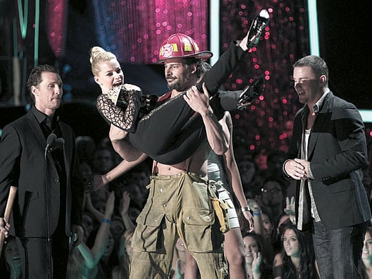 MTV Movie Awards night sees the return of macho men