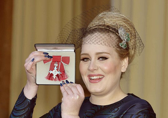 Adele honoured with MBE