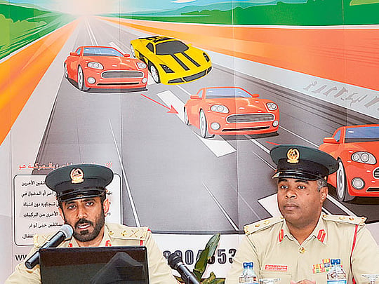 Dubai Police launch campaign against swerving