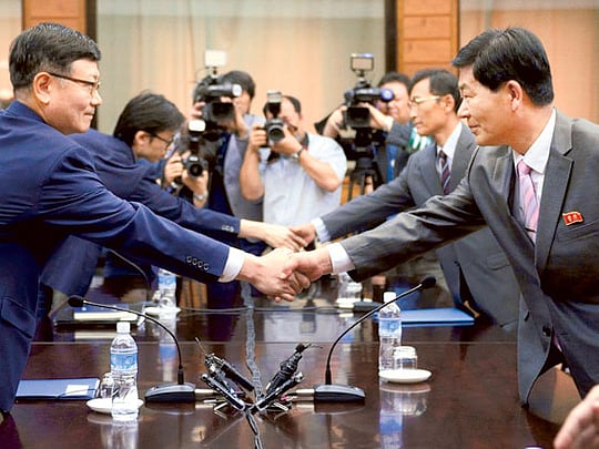 North Korea, South Korea hold rare talks on joint zone