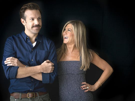 Aniston, Sudeikis have comedic chemistry together