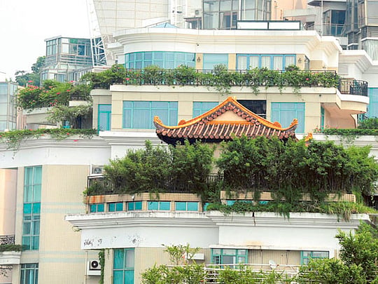 China’s latest rooftop construction is a temple