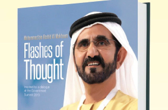 Shaikh Mohammad’s book Flashes of Thought a bestseller