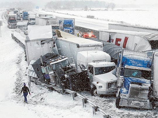 3 killed as late winter storm hits Midwest, Northeast