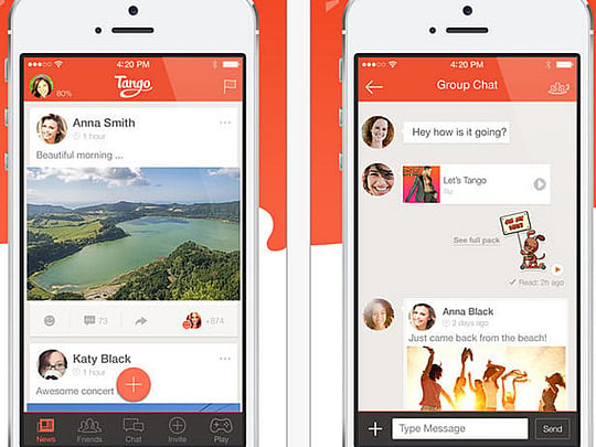 Messaging service Tango to offer media content