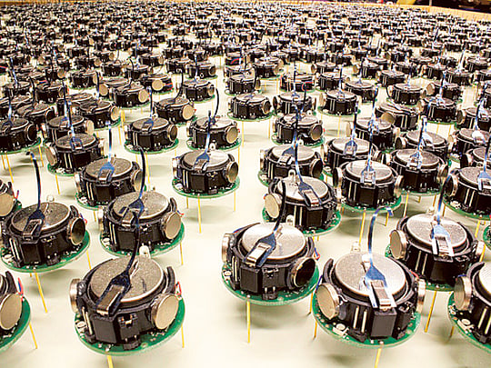 Swarm of robots can assemble into various shapes, scientists say