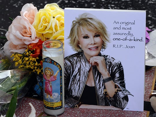 Celebrities reflect on Joan Rivers’ death