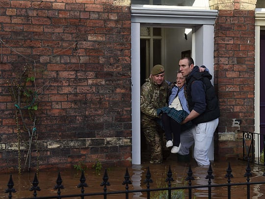 Man killed as Storm Desmond lashes Britain