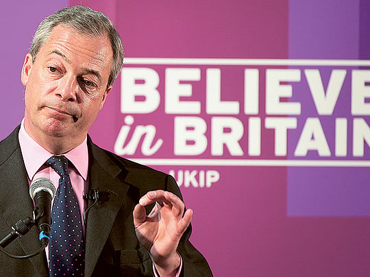 Britain’s anti-EU party riven with infighting